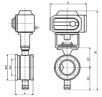 AC220V Válvula de bola de regulación eléctrica de acero inoxidable de flujo pequeño 1