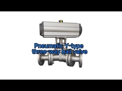 Válvula neumática de tres vías de tipo Y