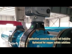 Las válvulas de mariposa de CPVC eléctricas GRAT