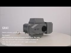 Actuador eléctrico inteligente de tipo electrónico de acero inoxidable con rearme en caso de fallo de alimentación