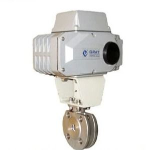 Válvula de bola eléctrica de control de flujo pequeño de acero inoxidable de temperatura normal